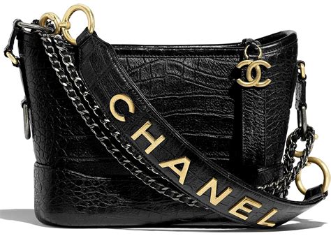 chanel crocodile gabrielle|Chanel gabrielle purses.